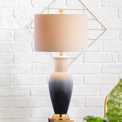 Jonathan Y Dip Dye 31.5" Ceramic Led Table Lamp