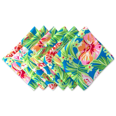 Dii Outdoor Summer Floral Napkin (set Of 6)