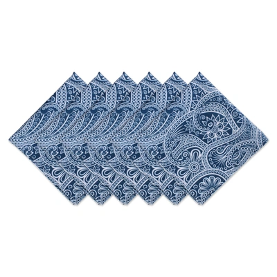 Dii Outdoor Blue Paisley Napkin Set/6