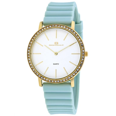 Oceanaut Women's White Dial Watch In Blue