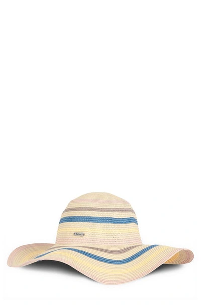 Barbour Astley Straw Sun Hat In Multi