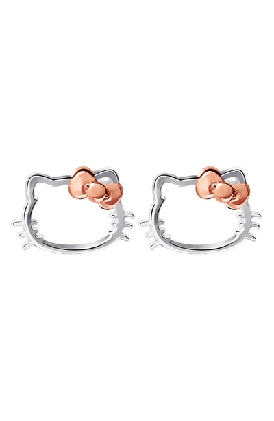 Hello Kitty Sterling Silver  Stud Earrings