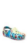 Crocs Gender Inclusive Classic Marbled Clog In Sulphur/multi