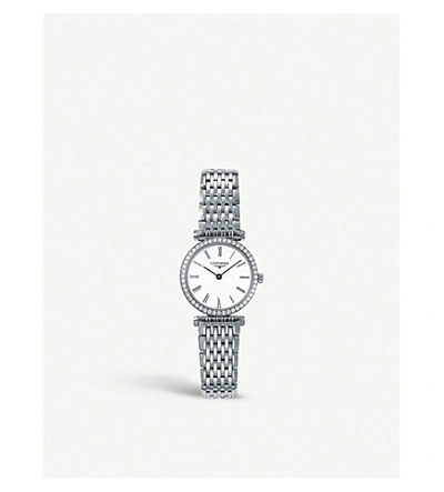 Longines L4.241.0.11.6 La Grande Classique Diamond And Stainless Steel Watch In Silver