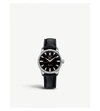 Longines L2.800.4.23.2 Heritage Stainless Steel And Alligator Leather Watch In Silver/black