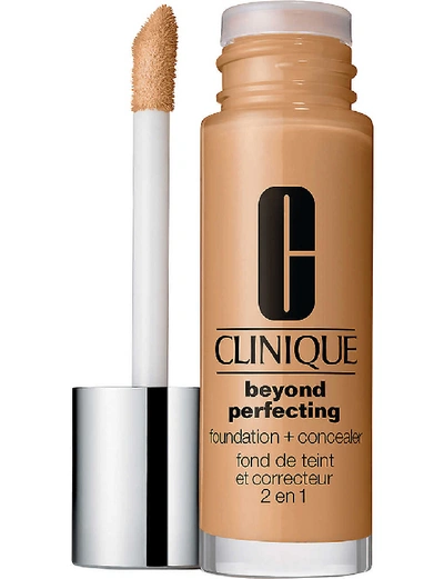 Clinique Beyond Perfecting Foundation And Concealer In Toasted Wheat