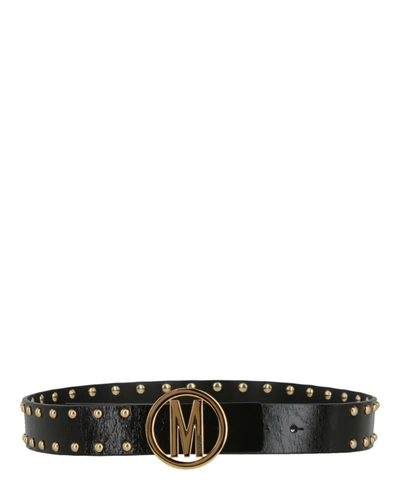 Moschino Circle M Gold Stud Belt