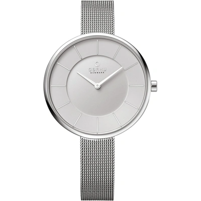 Obaku Women's Sand White Dial Watch