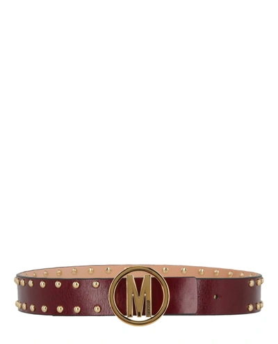 Moschino Circle M Gold Stud Belt