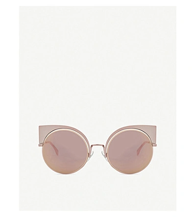 Fendi Ff0177 Round Sunglasses In Pink