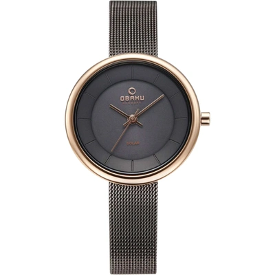 Obaku Women's Lys Black Dial Watch