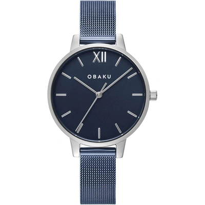 Obaku Women's Liv Arctic Blue Dial Watch