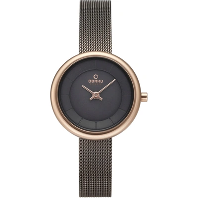 Obaku Women's Classic Black Dial Watch