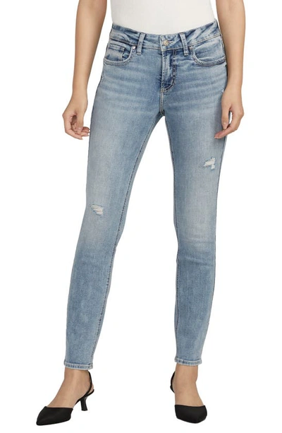 Silver Jeans Co. Elyse Comfort Fit Slim Bootcut Jeans In Indigo