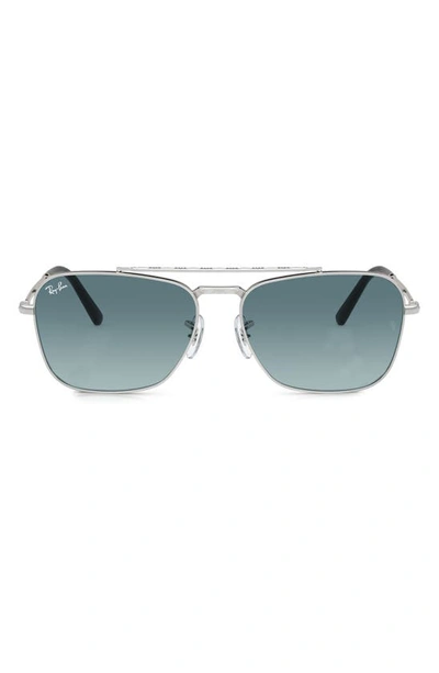 Ray Ban New Caravan 58mm Gradient Square Sunglasses In Grey Gradient