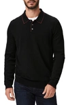 Paige Dobson Polo Sweater In Black