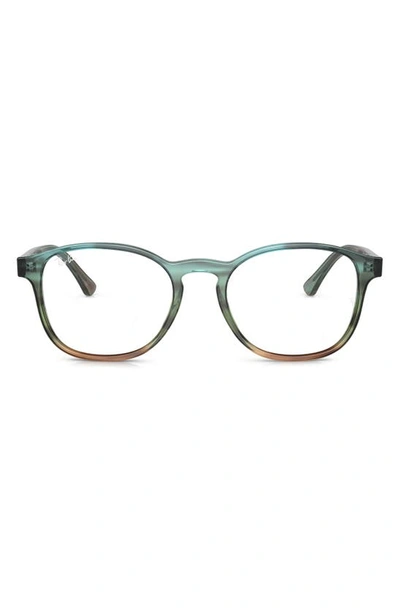 Ray Ban 52mm Phantos Optical Glasses In Blue Gradient
