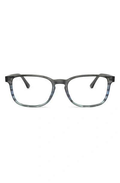 Ray Ban 56mm Pillow Optical Glasses In Grey Gradient