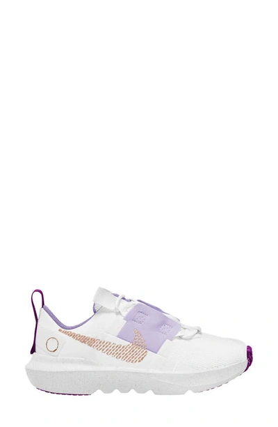 Nike Crater Impact Sneaker In White/ Purple/ Violet/ Copper