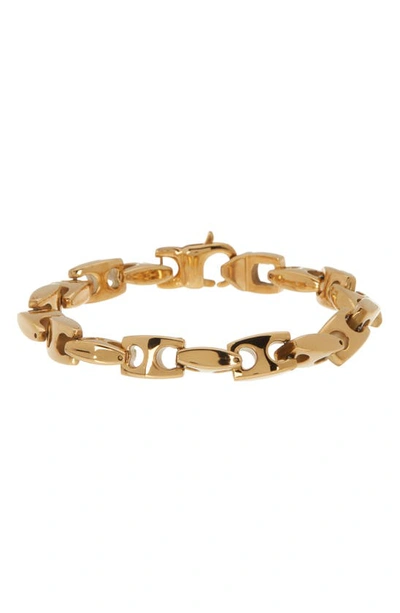 American Exchange Chain Bracelet In Gold/ Gold
