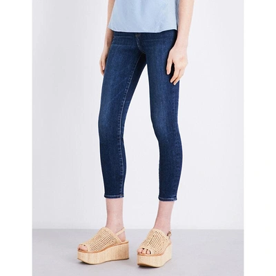 J Brand Alana Skinny High-rise Jeans In Nero