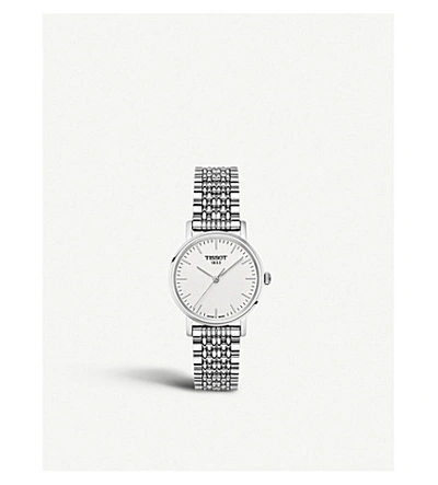 Tissot Everytime Quartz Silver Dial Ladies Watch T109.210.11.031.00 In Silver Tone