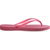 Havaianas Slim Rubber Flip-flops In Shoking Pink