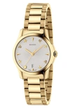 Gucci 27mm G-timeless Icon-indices Watch W/ Bracelet Strap In Silver/gold