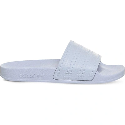 Adidas Originals Adilette Sliders In Easy Blue