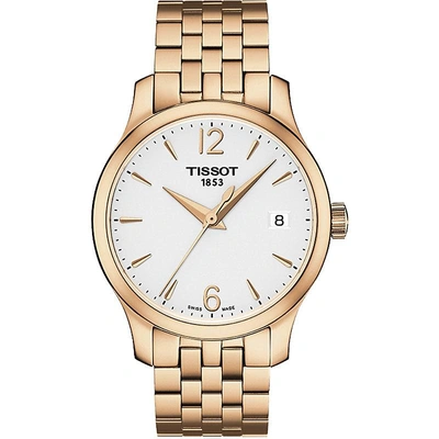 Tissot T063.210.33.037.00 Tradition Rose Gold-toned Stainless Steel Watch