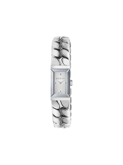 Gucci Ya147501 G Frame Stainless Steel Watch In Undefined