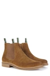 Barbour Farsley Chelsea Boot In Khaki