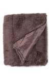 Northpoint Luxe Faux Fur Throw In Sable