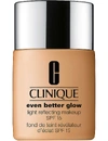 Clinique Even Better Glow Light Reflecting Makeup Spf 15 30ml In Wn 54 Honey Wheat