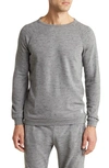 Hurley Raglan Lounge Sweatshirt In Medium Grey