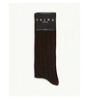 Falke Lhasa Wool-cashmere Socks In Brown