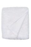 Northpoint Faux Fur Throw Blanket In White