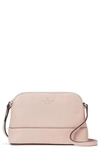 Kate Spade Southport Ave Hannah Leather Crossbody Bag In Rose Smoke.