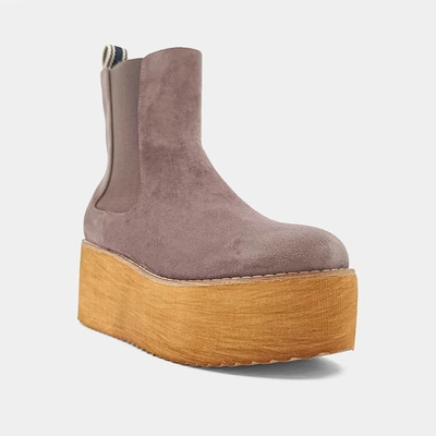Shu Shop Yoshi Boot In Taupe Suede In Brown