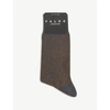 Falke Fine Shadow Cotton-blend Socks In Grey Melange