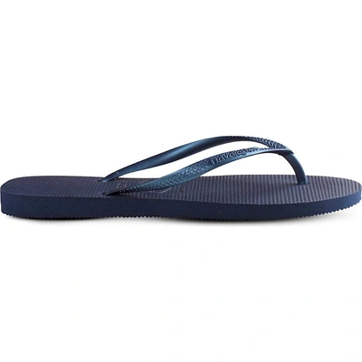 Havaianas Slim Flip-flops, Mens, Size: 01/02/2017, Navy Blue