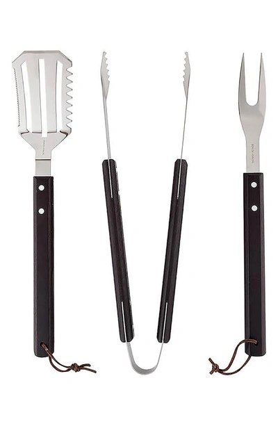 Creative Brands Bbq Tools Book Set In Silver/ Black