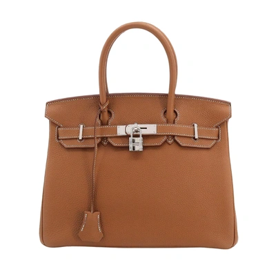 Hermes Hermès Birkin 30 Brown Leather Handbag ()