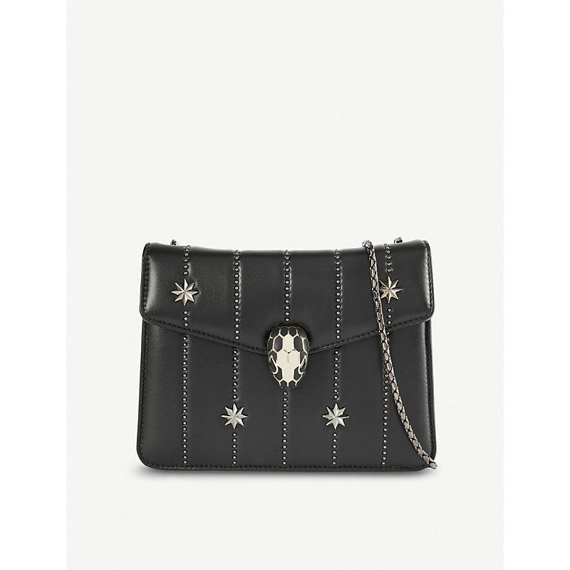 bvlgari serpenti forever leather shoulder bag