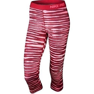 Nike Women's Dri-fit Pro Core Tiger Printed Compression Capri Pant