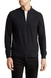 Westzeroone Riverbend Half Zip Pullover In Black