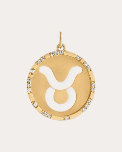 Eden Presley Women's Taurus Zodiac Pendant In Gold