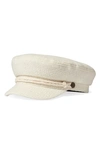 Brixton Fiddler Cap In Ivory