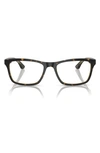 Ray Ban 55mm Square Optical Glasses In Trans Yellow