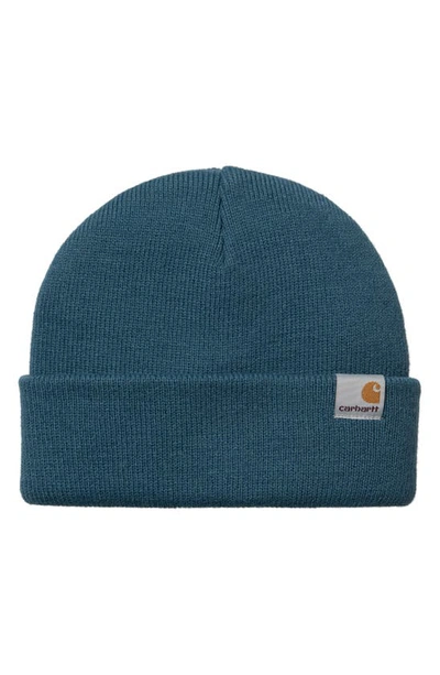 Carhartt Stratus Beanie In Prussian Blue